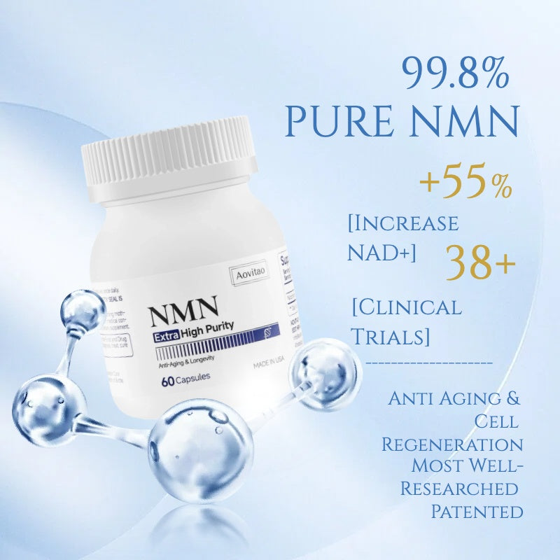 Ultra Pure 99.8% NMN | NAD⁺ Support for Cellular Energy