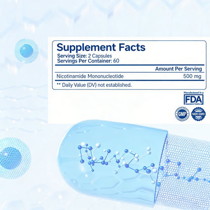 Ultra Pure 99.8% NMN | NAD⁺ Support for Cellular Energy