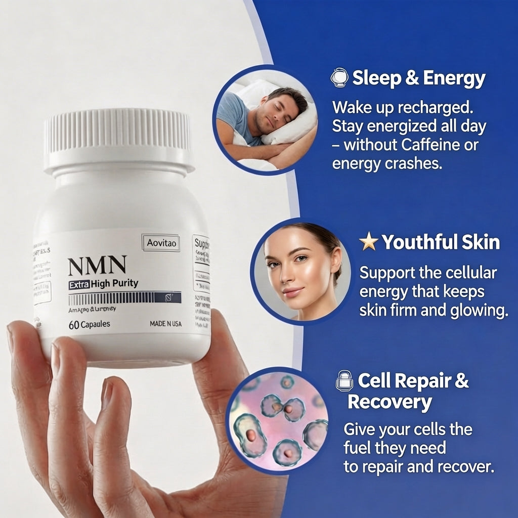 Ultra Pure 99.8% NMN | NAD⁺ Support for Cellular Energy