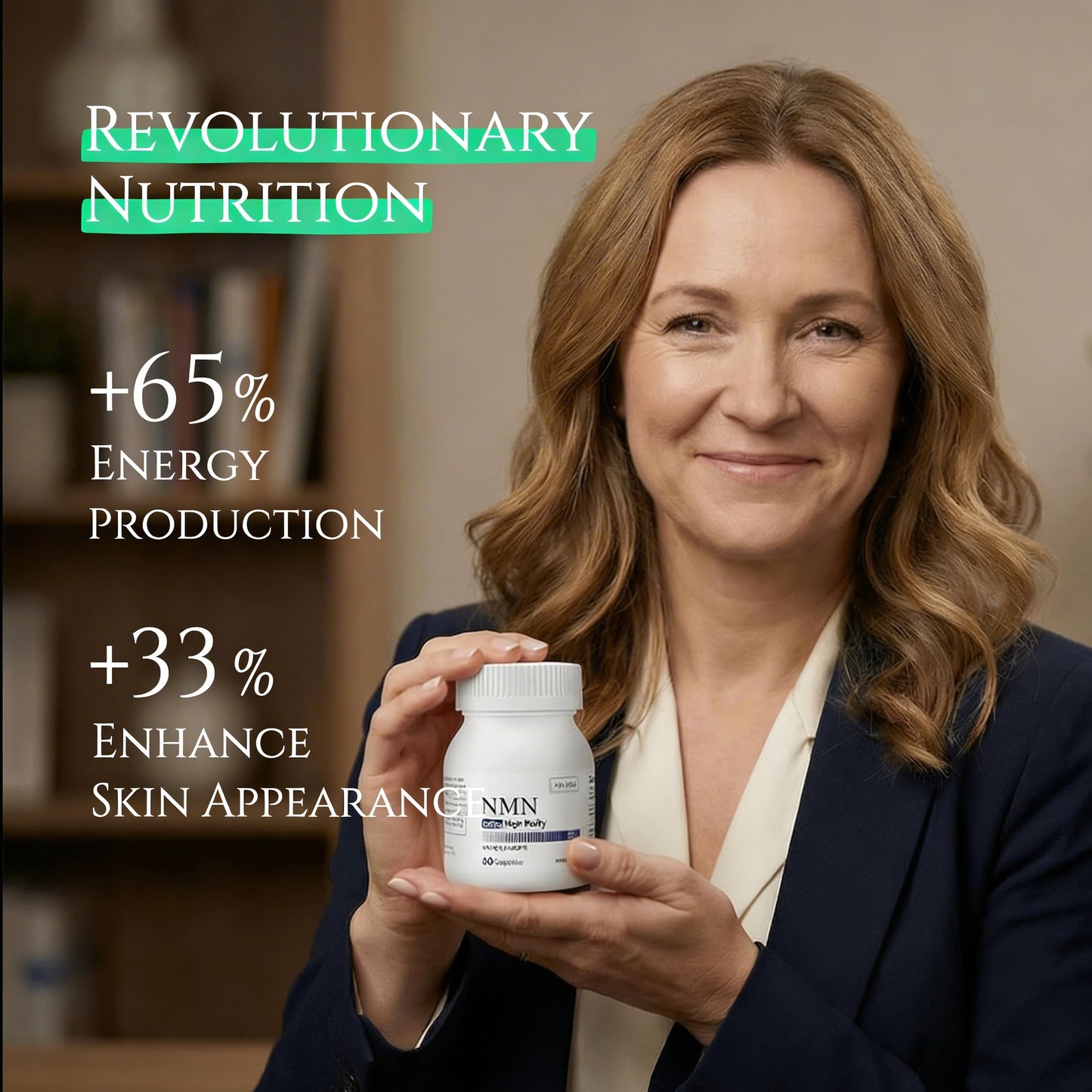 Ultra Pure 99.8% NMN | NAD⁺ Support for Cellular Energy